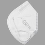 C2 FFP2 NR Atemschutzmaske | Mit Ohrenband | Farbe: Weiß 4