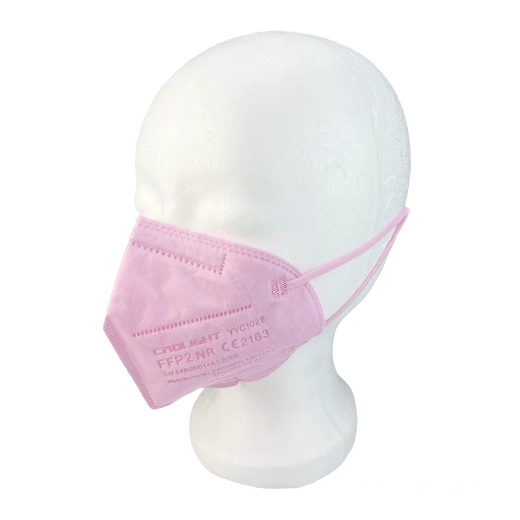 FFP2 NR Atemschutzmasken Farbe Pink CRD
