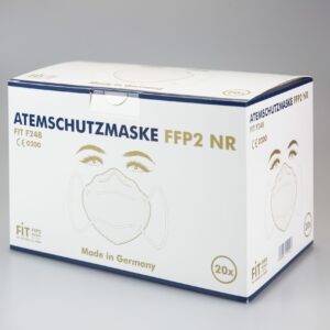 F 248 FFP2 NR - Atemschutzmaske mit Ohrenband | Farbe: Weiß 3