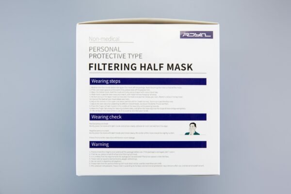 2295h-a1 FFP3 Atemschutzmaske | Mit einstellbarem Kopfband | Farbe: Weiß 4