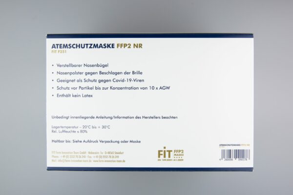 F 251 FFP2 NR Atemschutzmaske | Mit Ohrenband | Medical Green (5)