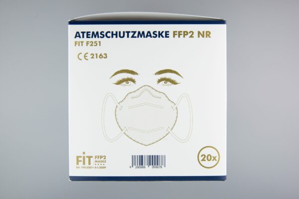 F 251 FFP2 NR Atemschutzmaske | Mit Ohrenband | Medical Green (6)