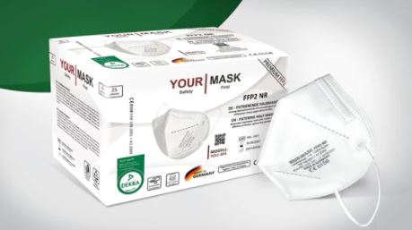 YOU-M4 FFP2 NR Atemschutzmaske (5-lagig) | Mit Ohrenband | Farbe: weiß (3)