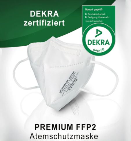 YOU-M4 FFP2 NR Atemschutzmaske (5-lagig) | Mit Ohrenband | Farbe: weiß (4)