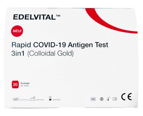 ANBIO EDELVITAL Rapid COVID-19 Antigen Schnelltest 3in1 | Colloidal Gold (2)