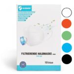 Atemschutzmaske FFP2 Virshields NR (5-lagig) Mit Ohrenband Verschiedene Farben