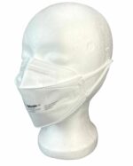 FFP2 Modell LK Luftkaiserin NR Atemschutzmaske (3-lagig) (1) D/Maske | Mit Ohrenband | Farbe: weiß