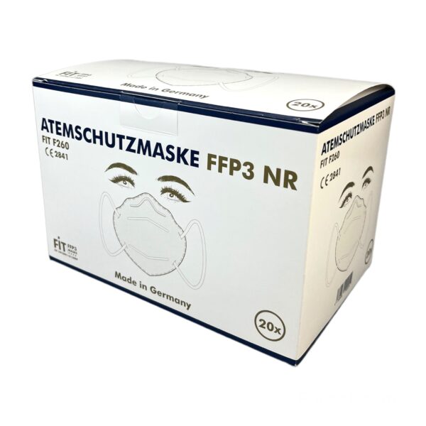 F260 FFP3 NR Atemschutzmaske mit Ohrenband