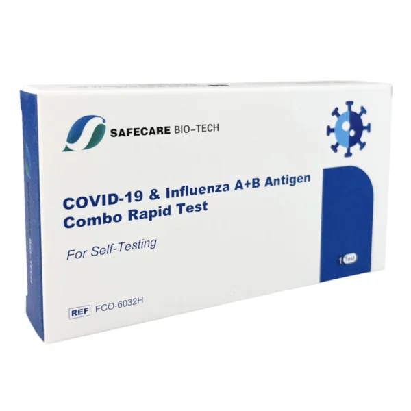SAFECARE COVID-19 & Influenza A+B Antigen Combo Rapid Test 1 Faltschachtel